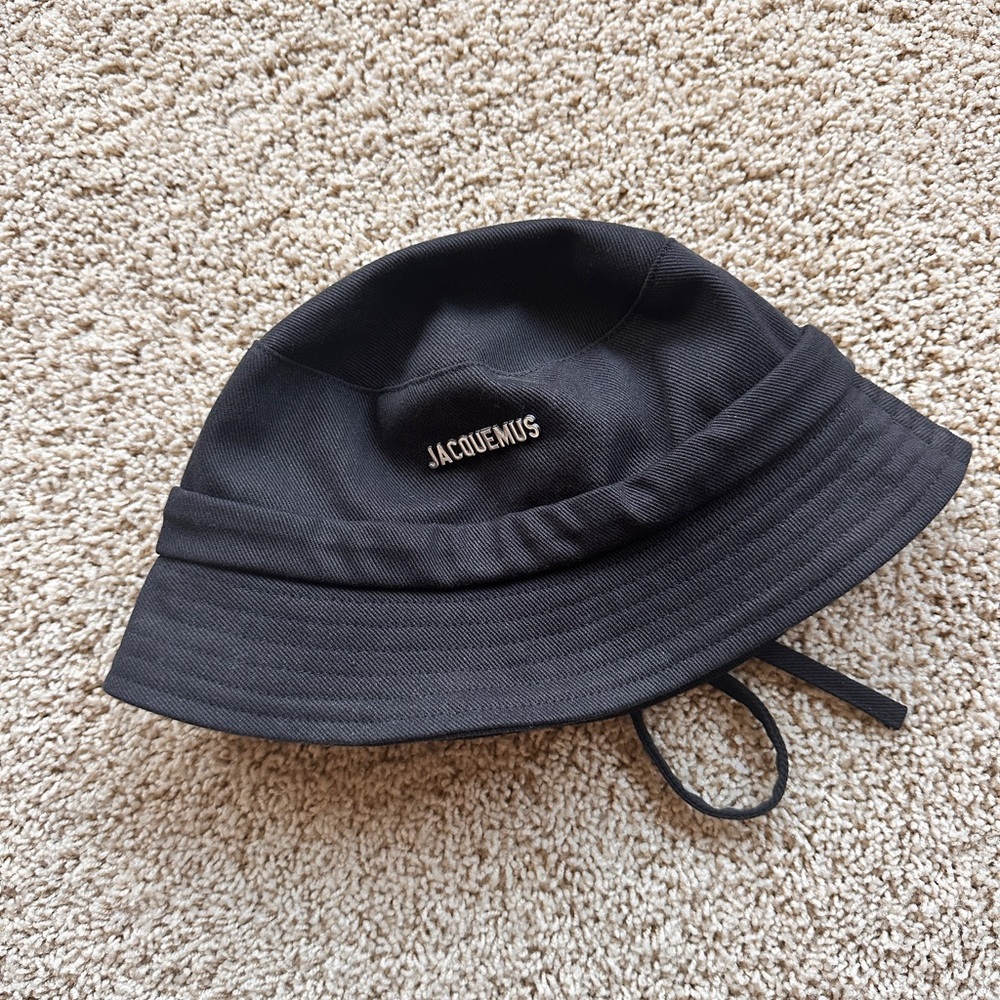 Jacquemus Charcoal Bucket Hat